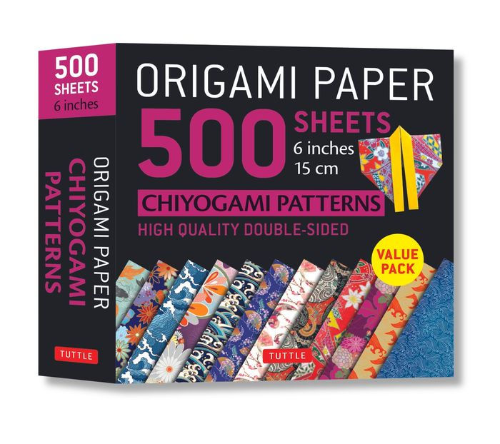Origami Paper 500 sheets Chiyogami Patterns 6" 15cm Tuttle Origami