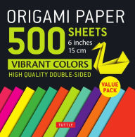 Title: Origami Paper 500 sheets Vibrant Colors 6