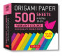 Origami Paper 500 sheets Vibrant Colors 4