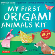 My First Origami Animals Kit: [Origami Kit with Book, 60 Papers, 180+ Stickers, 17 Projects]