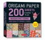 Origami Paper 200 sheets Washi Patterns 6