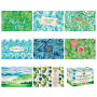 Nature Watercolors 40 Thank You Cards