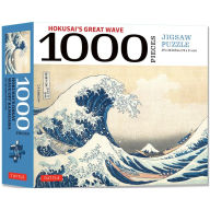 Title: Hokusai's Great Wave - 1000 Piece Jigsaw Puzzle: Finished Size 29 in X 20 inch (74 x 51 cm)