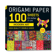 Title: Origami Paper 100 sheets Modern Art 8 1/4