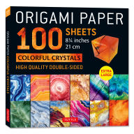 Title: Origami Paper 100 sheets Colorful Crystals 8 1/4