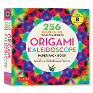 Title: Origami Kaleidoscope Paper Pack Book: 256 Double-Sided Folding Sheets (Includes Instructions for 8 Models), Author: Tuttle Studio