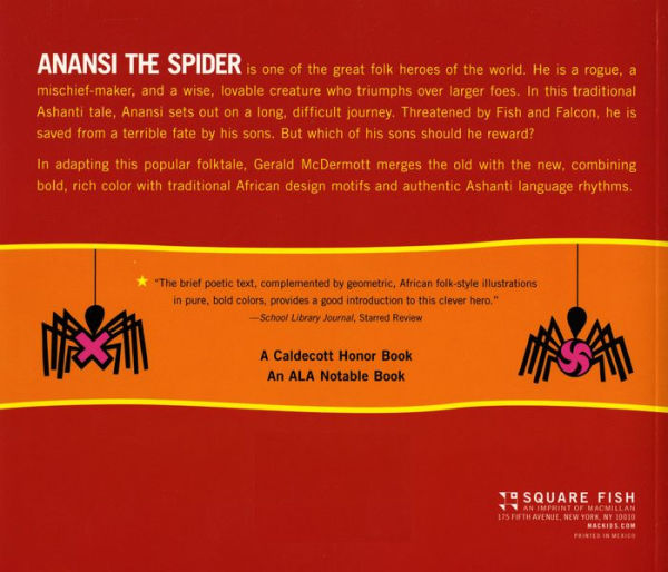 Anansi the Spider: A Tale from the Ashanti (Caldecott Honor Book)