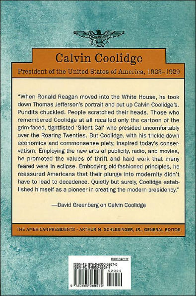 Calvin Coolidge (American Presidents Series)