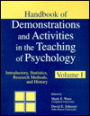 Handbook of Demonstrations and Activities in the Teaching of Psychology: Volume 1: Introductory, Statistics, Research Methods, and History; Volume 2: Physiological-comparative, Perception, Learning, Cognitive, and Developmental; Volume 3: Pers / Edition 1