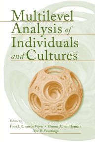 Title: Multilevel Analysis of Individuals and Cultures / Edition 1, Author: Fons J.R. van de Vijver