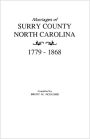 Marriages of Surry County, North Carolina 1779-1868