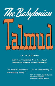 Title: Babylonian Talmud, Author: Leo Auerbach