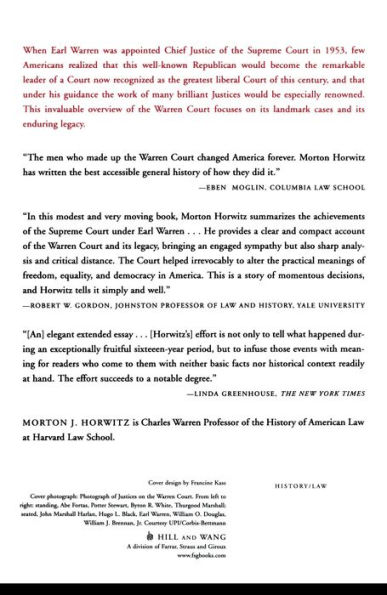 The Warren Court and the Pursuit of Justice