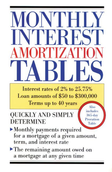 Monthly Interest Amortization Tables / Edition 1