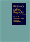 Dictionary of Literary Biography