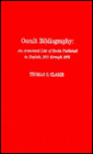 Occult Bibliography: An Annotated List of Books Published in English, 1971 Through 1975