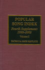 Popular Song Index: Fourth Supplement 1988-2002