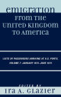 Emigration from the United Kingdom to America: Lists of Passengers Arriving at U.S. Ports, January 1873 - June 1873, Volume 7