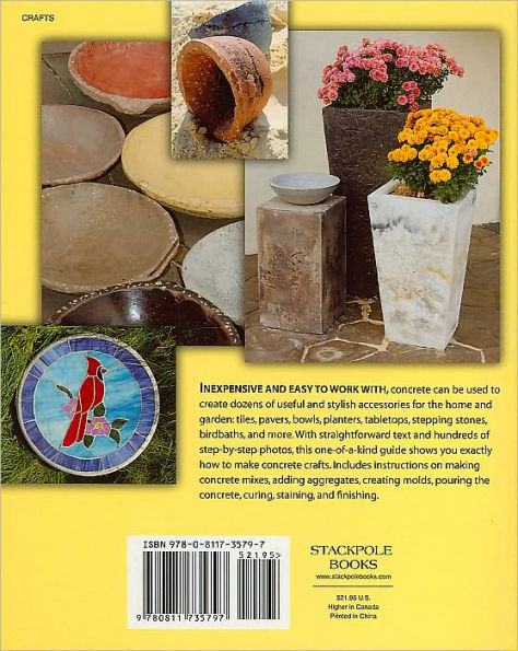 Concrete Crafts: Making Modern Accessories for the Home and Garden