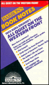 All Quiet on the Western Front (Barron's Book Notes)