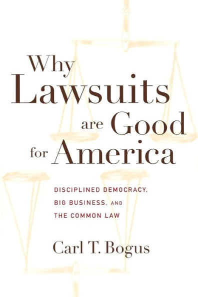 Why Lawsuits are Good for America: Disciplined Democracy, Big Business, and the Common Law