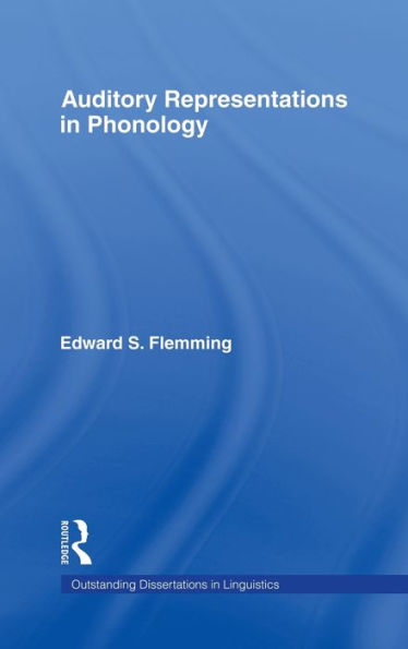 Auditory Representations in Phonology / Edition 1