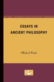 Title: Essays in Ancient Philosophy, Author: Michael Frede