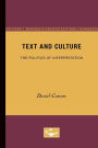 Text and Culture: The Politics of Interpretation