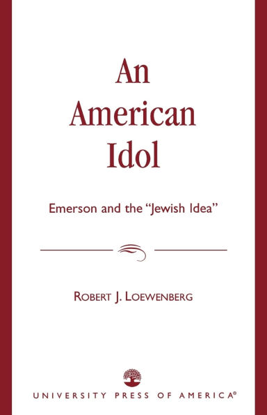 An American Idol: Emerson and the 'Jewish Idea'