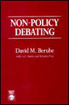 Non-Policy Debating