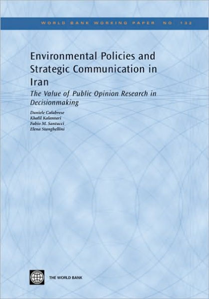 Environmental Policies and Strategic Communication in Iran: The Value of Public Opinion Research in Decisionmaking