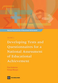 Title: Developing Tests and Questionnaires for a National Assessment of Educational Achievement, Author: Prue Anderson