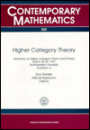 Higher Category Theory: Contemporary Mathematics