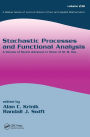 Stochastic Processes and Functional Analysis: A Volume of Recent Advances in Honor of M. M. Rao