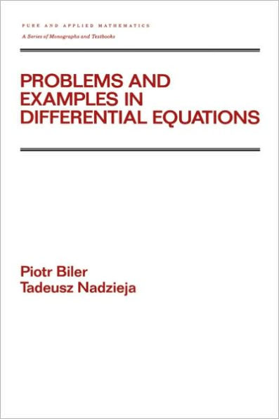 Problems and Examples in Differential Equations / Edition 1