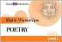 Daily Warm-Ups: Poetry Level I