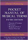 Schirmer Pronouncing Pocket Manual of Musical Terms / Edition 5