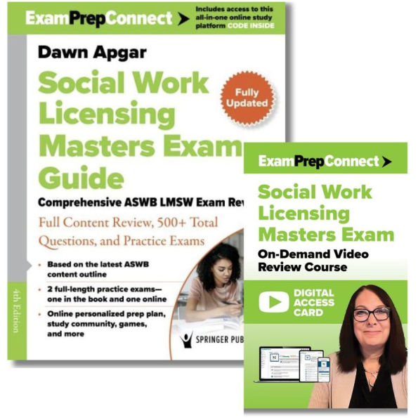 Social Work Licensing Masters Exam Guide and Lmsw Exam Video On-Demand Review Course Set: Featuring 14 Hours of Instruction from Dr. Dawn Apgar