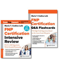 Title: FNP Certification Intensive Review, Fifth Edition, and Q&A Flashcards Set, Author: Maria T. Codina Leik MSN