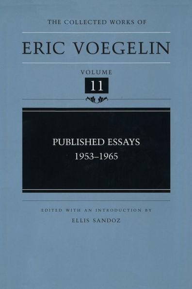 Published Essays, 1953-1965 (CW11)