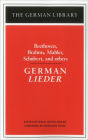 German Lieder: Beethoven, Brahms, Mahler, Schubert, and others