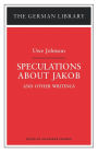 Speculations About Jakob And Other Writings
