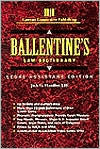 Ballentine's Law Dictionary: Legal Assistant Edition / Edition 1