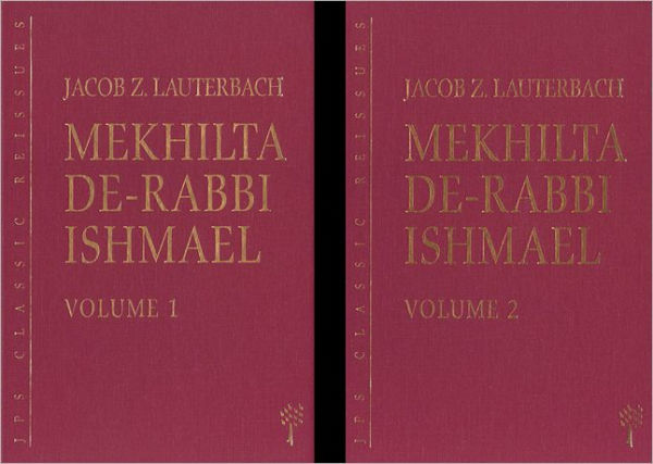 Mekhilta de-Rabbi Ishmael, 2-volume set