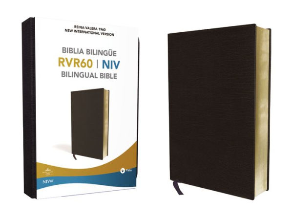 Reina Valera 1960/NIV, Bilingual Bible, Leather-Look, Black