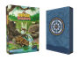 NBLA, Biblia Aventura, Interior a color, Leathersoft, Azul, con Cierre, Comfort Print