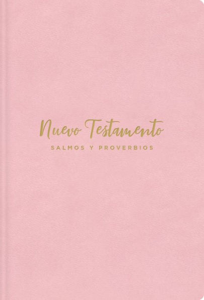 NVI, Nuevo Testamento de bolsillo, con Salmos y Proverbios, Leathersoft, Rosado, Niñas