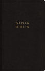 NBLA, Santa Biblia, Ultrafina, Letra grande, Leathersoft, Negro, Palabras de Jesús en rojo, con cierre