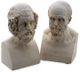 Homer and Aristotle Cast Marble Bookends Set of 2