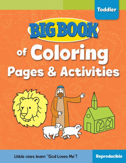 Big Book Of Coloring Pages And Activities For Toddlers Paperback